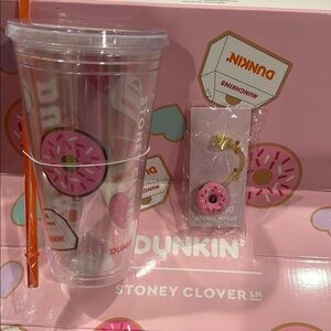 STONEY CLOVER LANE X DUNKIN - tumbler and straw topper